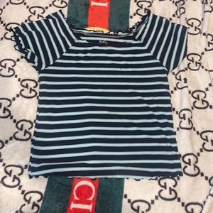 Very comfy for kids by justice.sorta cropped.Not brand new but comes washed